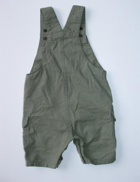 L194 plátěné kraťasy s laclem vel. 86, debenhams,86