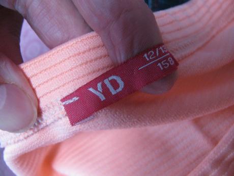 Dívčí elastická lososová minisukně, 158