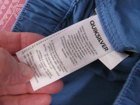 Chlapecké modré letní kraťasy quiksilver, quiksilver,140