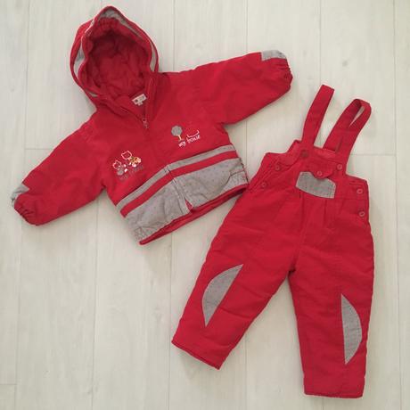 Zimní komplet - bunda a oteplovačky (2 roky), 92