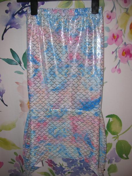 Karneval-malá mořská víla, třpytivý rybí ocas,