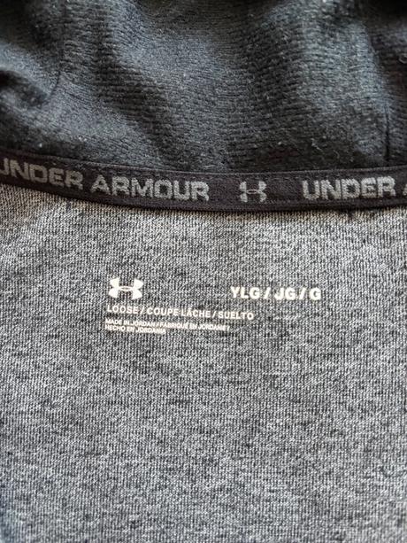 K11/ mikina šedá zn. under armour - v.146/152, under armour,152