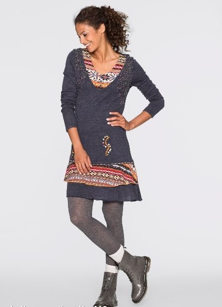 Super úpletové šaty rainbow vel 48/50, 48