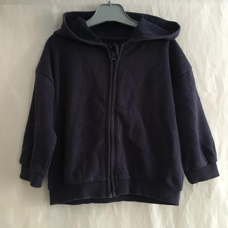 Vel. 86 modrá mikina s kapucí, 86