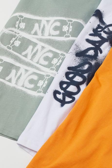 3-pack skate trika h&m vel. 146/152, h&m,146 / 152