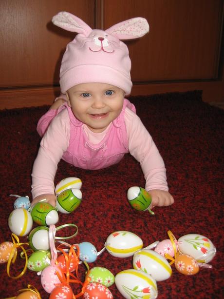 Čepice zajíček-marks&spencer-vel.62-68, marks & spencer,68