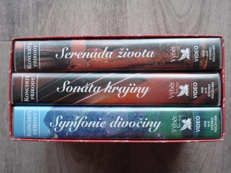 Vhs příroda 3kusy., 