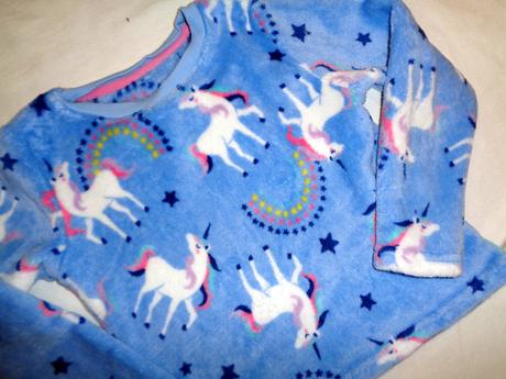 Luxusní flísová mikina s jednorožci, girl2girl,110