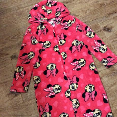 Teplý fleece overal s myškou minnie, disney,122