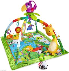 Fisher-Price luxusní hrací dečka Rainforest s hrazdičkou DFP08