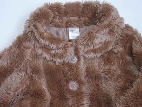 M134 dívčí hnědý kožíšek vel. 80, tiny ted,80
