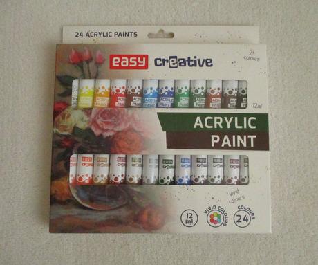 Akrylové barvy 12 ml 24 ks, 