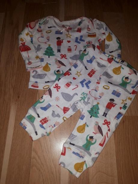 Bílé pyžamo 62 mini boden, mini boden,62