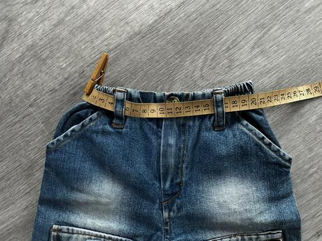 Prodám dětské džínové kraťasy trend velikost 74/80, tulec trend,74