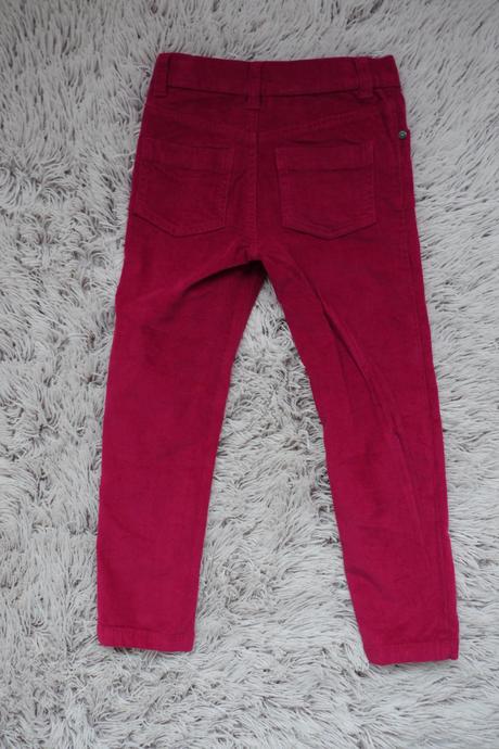 Manzestrove kalhoty malinove barvy, kids,110