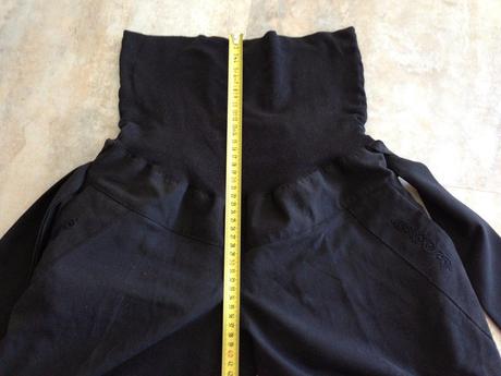 Černé těhotenské společenské elegant kalhoty vel.l, l