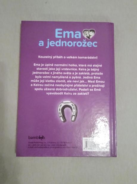 Set knížek ema a jednorožec,