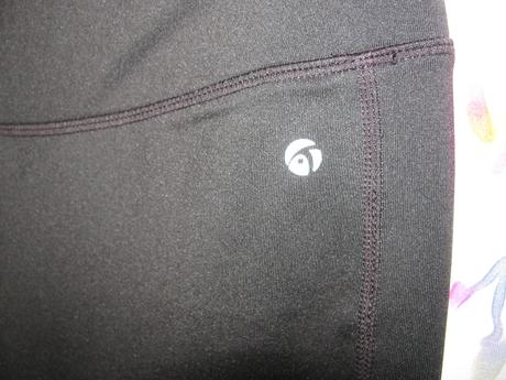 Přiléhavé elastické černé sportovní kalhoty, tchibo,s