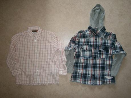Košile, dlouhý rukáv, vel. 116, 2 ks - cena celkem, topolino,116