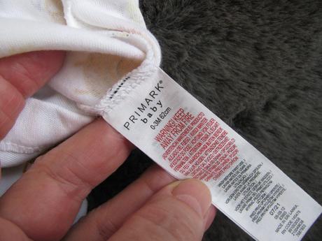 Kojenecké bavlněné body s obrázky-2ks, primark,62