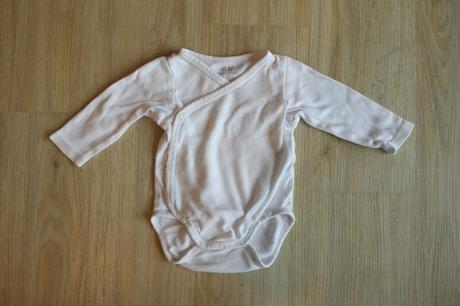Tři bílé zavinovací body vel. 62, h&m,62