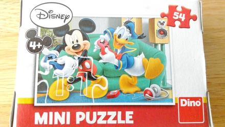 Mini puzzle 54 dílků věk 4+,