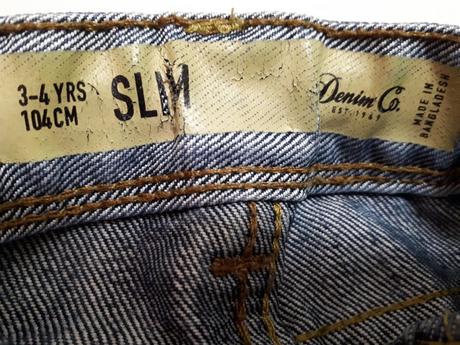 Dětské džíny, rifle, rifličky, vel.104, zn.denim, denim co,104