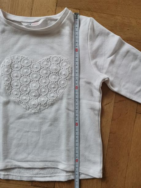 Svetr mikina dívčí svetřík vel. 122 / 128, h&m,122