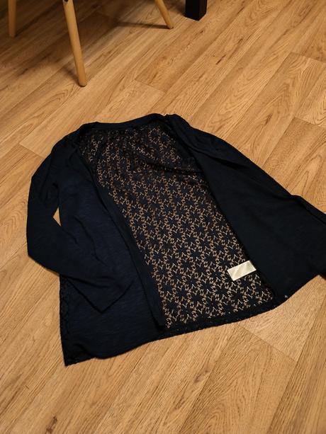 Kardigan s krajkou na zádech 158/164, xs/s, c&a,164
