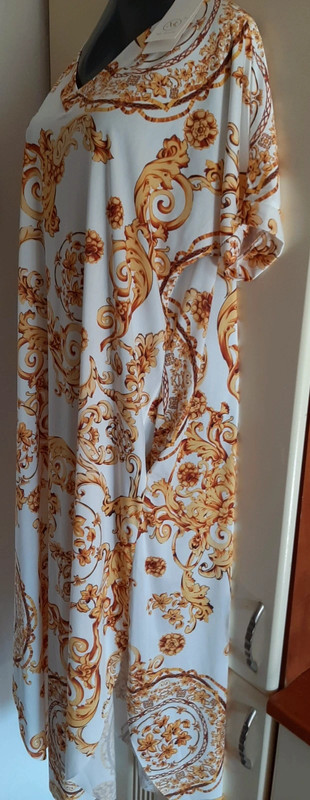 Nové dlouhé letní šaty vel. uni, 