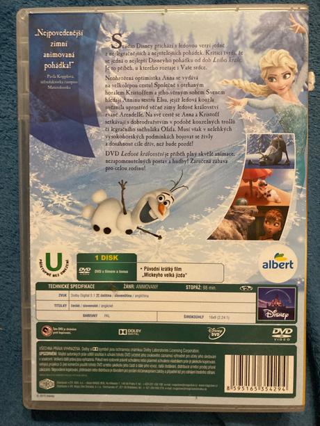 Dvd ledové království,