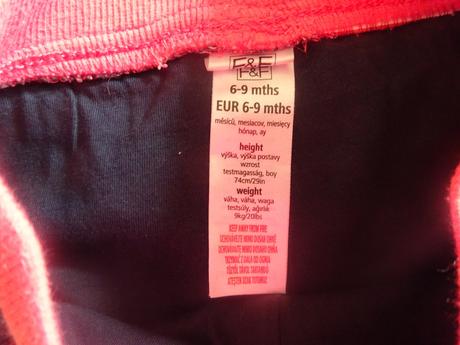 Džíny, vel. 74, f&f,74