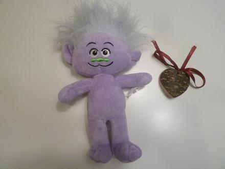 Plyšák troll k zavěšení,