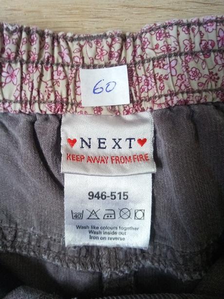 Manžestrová sukýnka s kapsičkami, next, vel 92, next,92