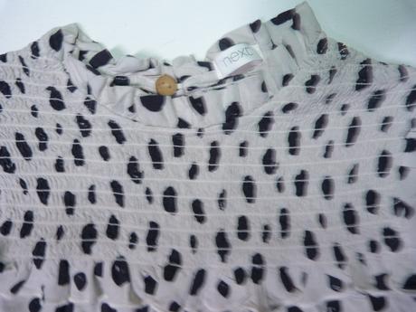 Šedo černé šatičky vel. 128, next,128