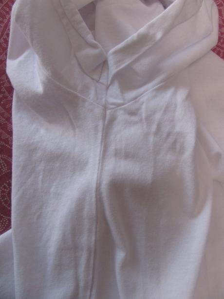 Bílé bavlněné dámské tričko noisy may, l