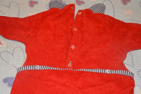 Teplý froté overal se zajíčkem 74/80, kids,80