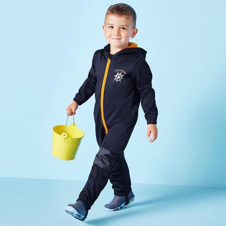 Námořnická softshellová kombinéza vel. 110/116, lupilu,110 / 116