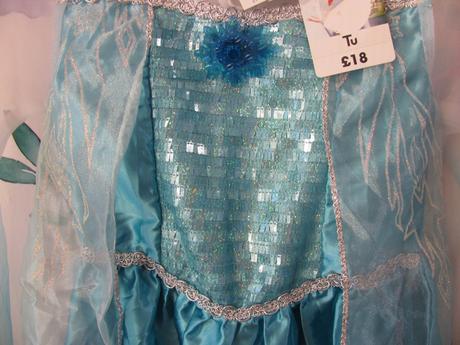 Kostým, šaty s vlečkou+paruka -led.království elza, 