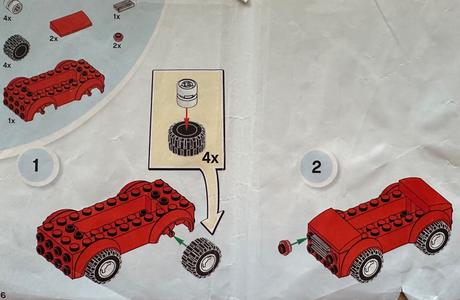 Lego kufřík autíčka junior 10659, 