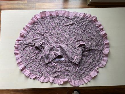 Kolová krátká sukně s vintage vzorem, vel 176 i as, 176