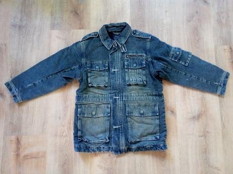 Zateplená riflová bunda, next, vel 128, next,128