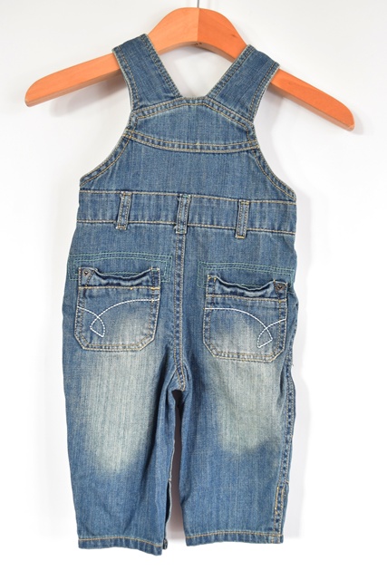 Džíny s laclem vel. 6 - 9 m, marks & spencer,74