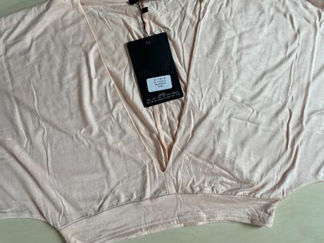 Nový růžový / nude crop top, vel m, missguided, m
