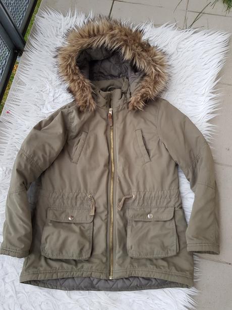 Vatovaná parka hm 10-11 let, h&m,146