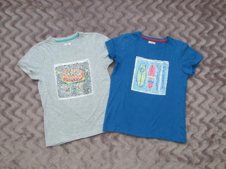 2x tričko s obracecím obrázkem, boys,128