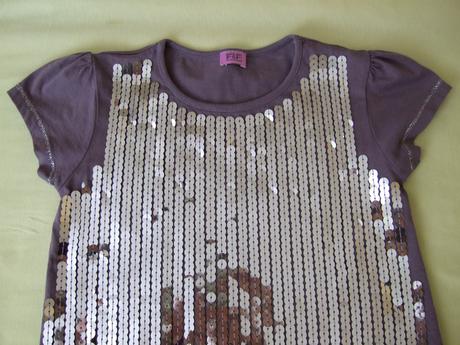 Tričko s flitry, f&f,122
