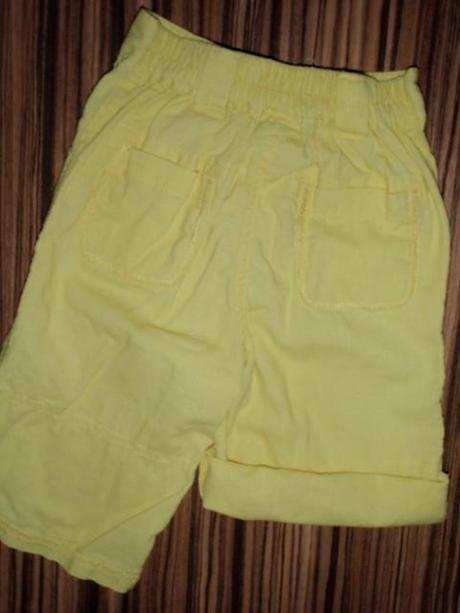 Nepřehlédnutelné žluté rolovací kalhoty, next,92