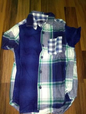 Frajerká kostkovaná letní košile 110 next, 110