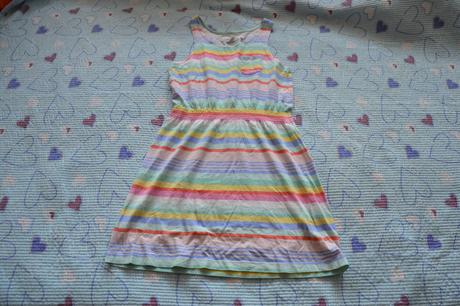 Letní bavlněné šaty šatičky, h&m,134